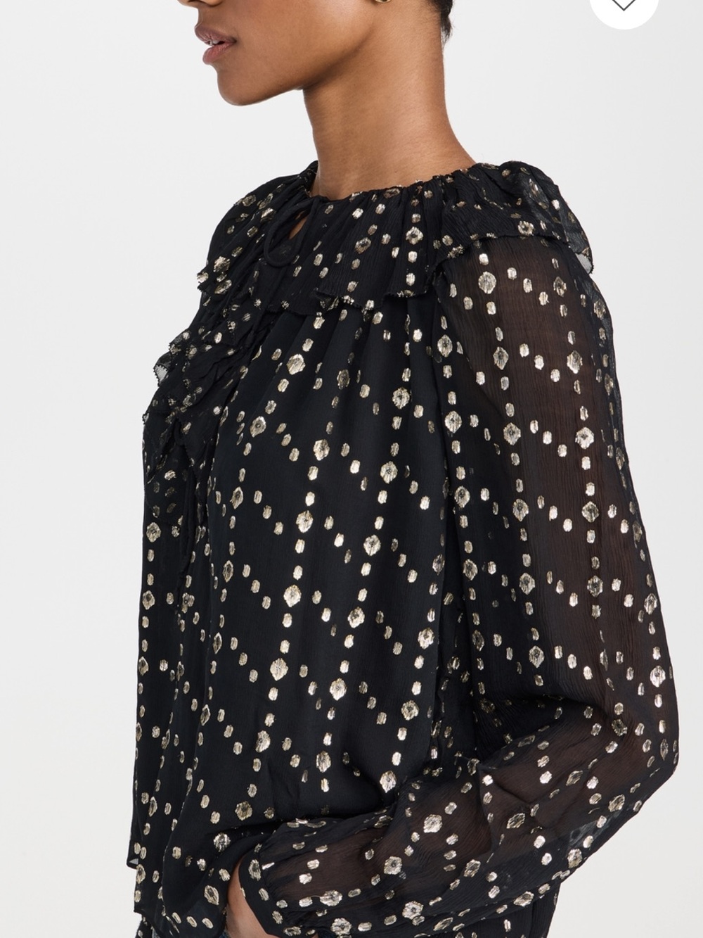 Ulla Johnson Emilie Blouse Size 2 Worn one time - Picture 2 of 5